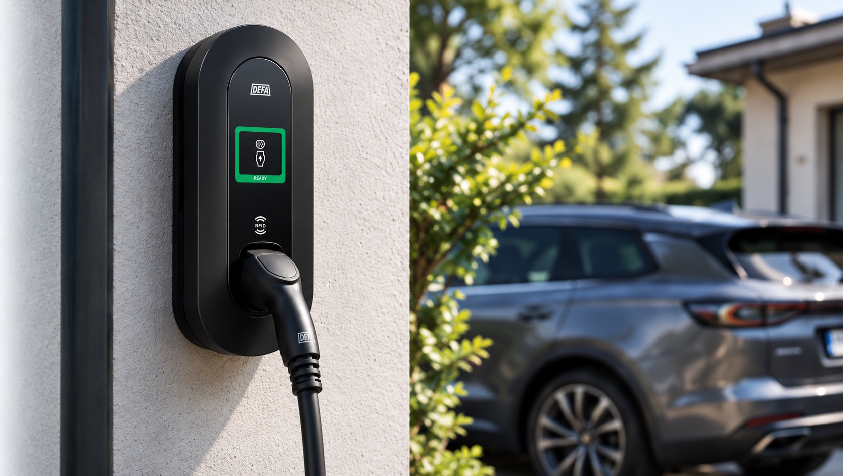 DEFA Power laddbox i Stockholm