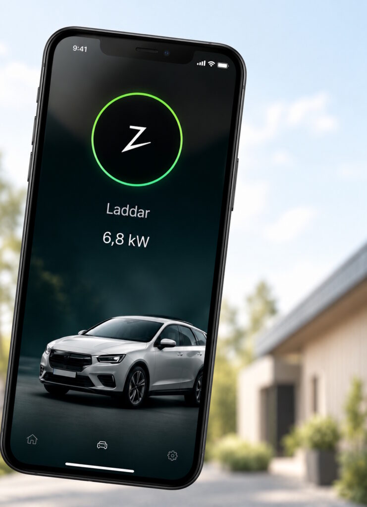 Smart laddning med Zaptec-appen